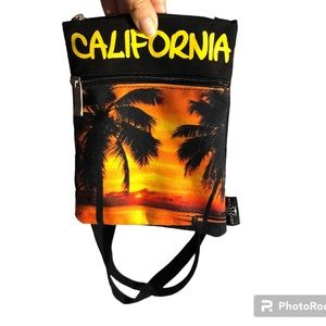 Robin Ruth California palm print crossbody bag